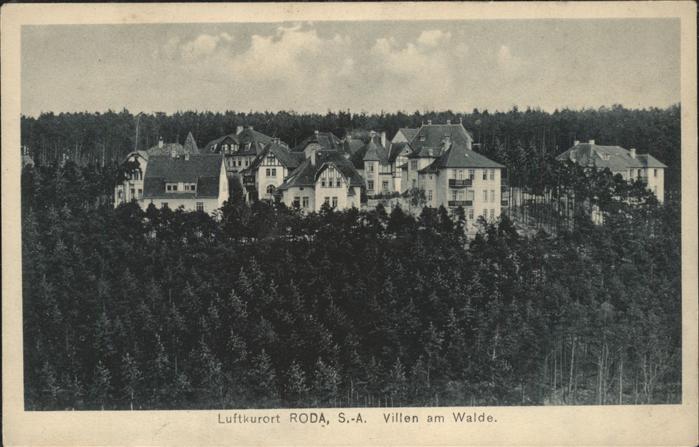 Roda Stadtroda Villen am Waldrand