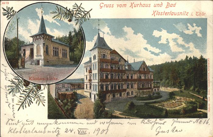 Klosterlausnitz Bad Kurhaus u.Bad