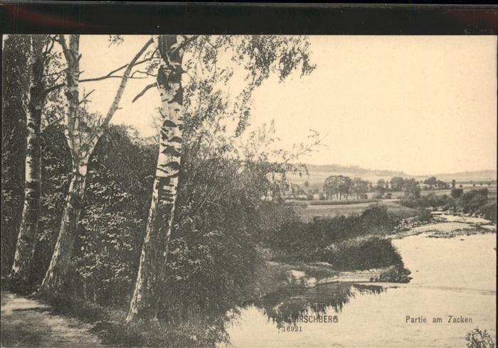 Hirschberg Jelenia Gora Partie am Zacken