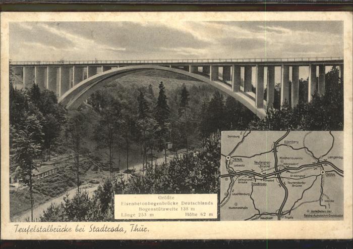 Bruecken Bauwerke Teufelstalbrücke Stadtroda