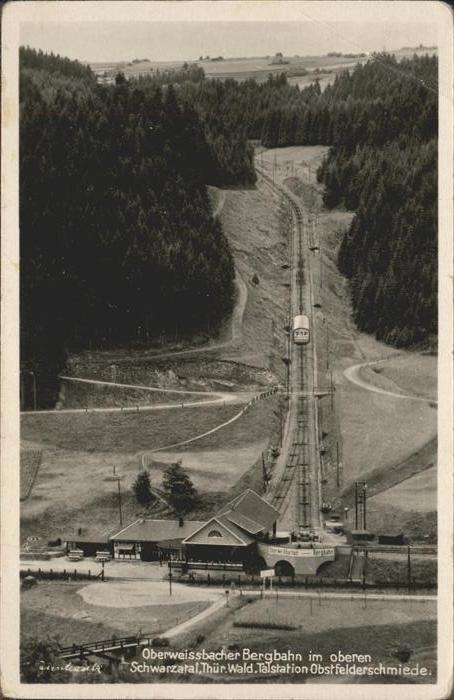 Bergbahn Oberweißbach Schwarzatal Obstfelderschm