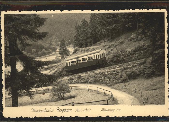 Zahnradbahn Oberweißbach Thüringer Wald