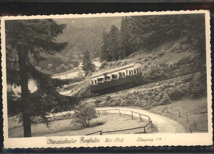 Bergbahn Oberweißbach Schwarzatal