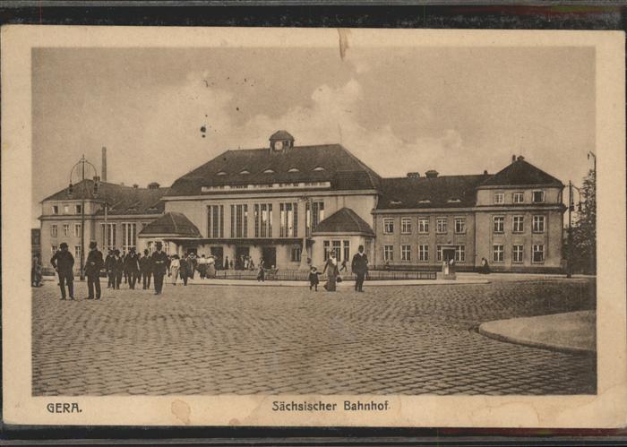 Bahnhof Gera Sächsischer Bahnhof