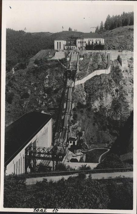 Staudamm Pumpspeicherkraftwerk Saalburg Saaletalsperre