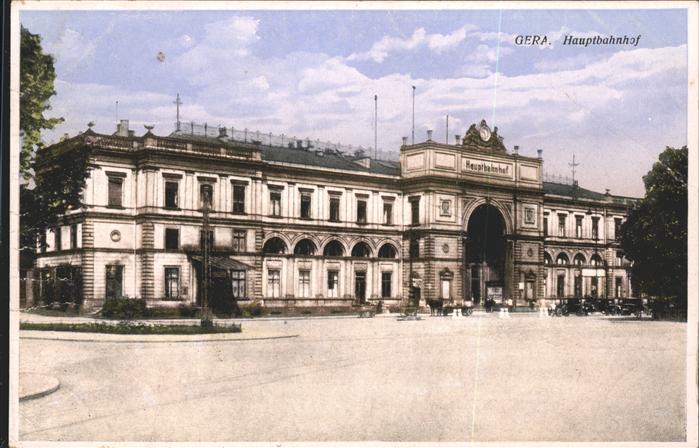 Bahnhof Gera Hauptbahnhof