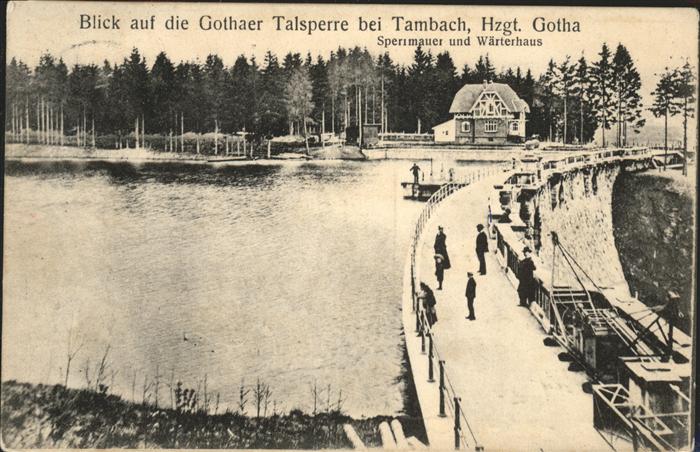 Staudamm Pumpspeicherkraftwerk Gothaer Talsperre Tambach Wärterhaus