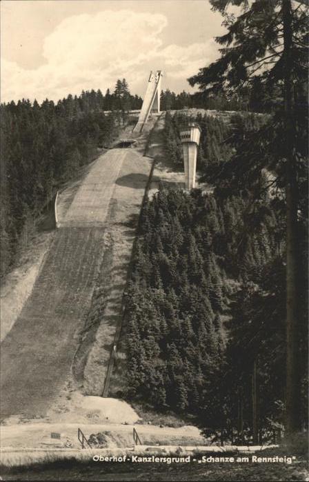 Ski-Flugschanze Oberhof Kanzlersgrund Rennsteig