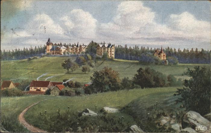 Verlag Wiedemann WIRO Nr. 3482 A Finsterbergen Kurhaus Felsenstei