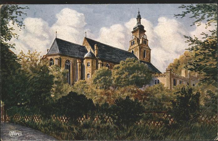 Verlag WIRO Wiedemann Nr. 3475 Rudolstadt Stadtkirche