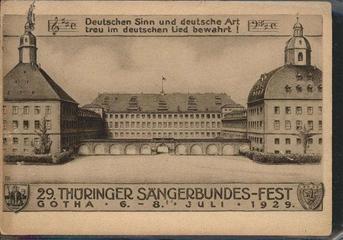 Saengerbundfest Gotha Thüringen