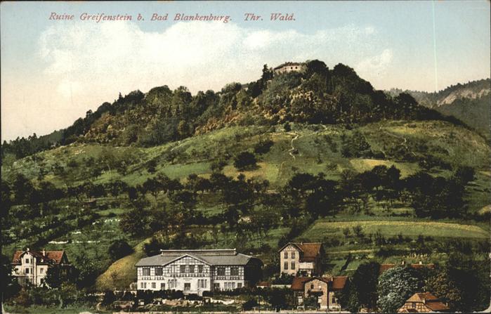 Bad Blankenburg Panorama mit Burg Greifenstein