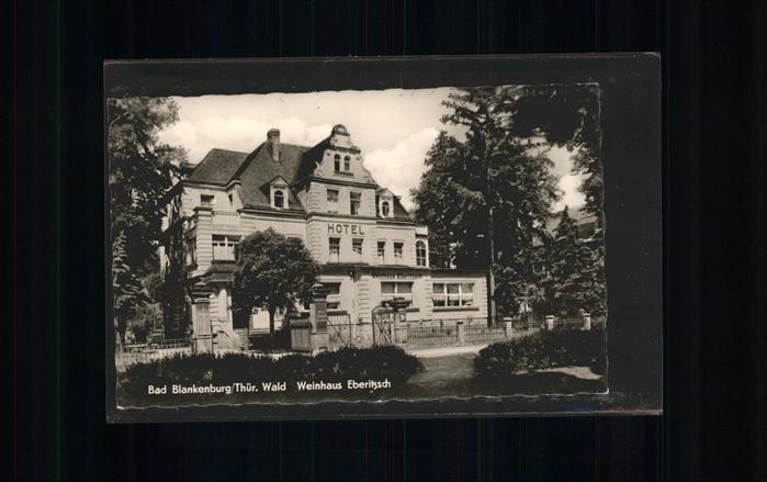 Bad Blankenburg Hotel Weinhaus Eberitzsch