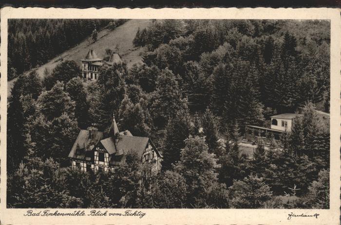 Bad Finkenmuehle Blick vom Fichtig