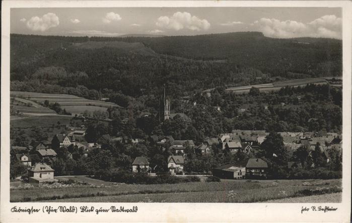 Koenigsee Thueringen Panorama