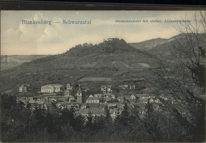 Bad Blankenburg Gesamtansicht mit christlichen Allianzh