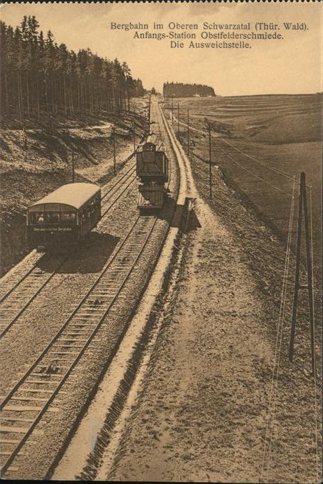 Oberweissbach Bergbahn Obstfelderschmiede Ausweichste