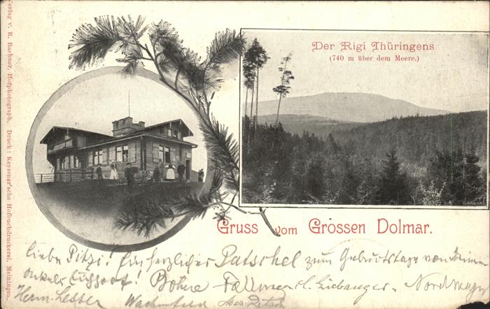 Schwarza Blankenhain Grosser Dolmar Rigi