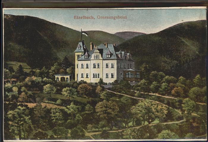 Etzelbach Uhlstaedt-Kirchhasel Genesungsheim