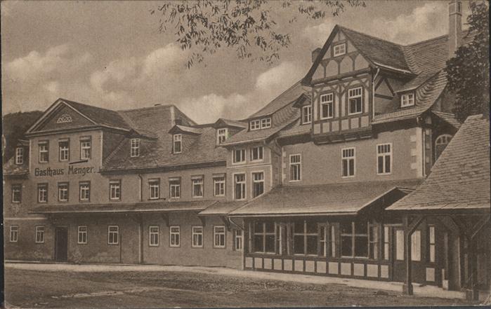 Paulinzella Gasthaus Menger