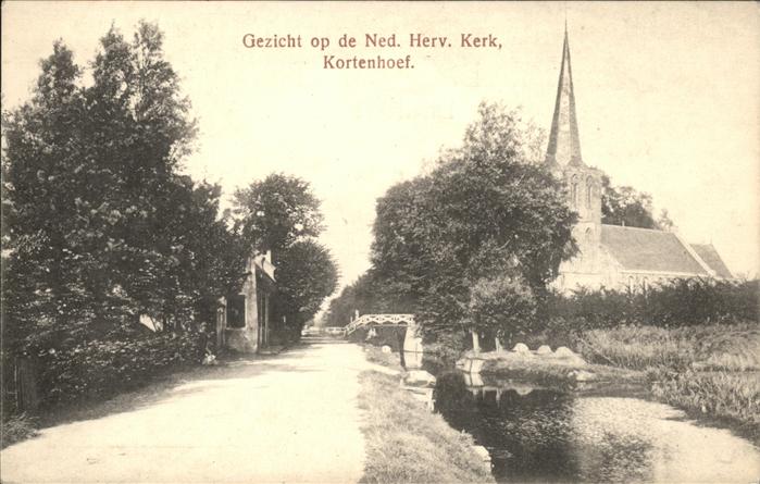 Niederlande Gezicht p de Ned. Herv Kerk Kortenhoef
