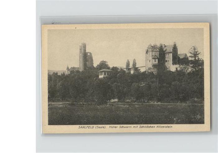 Saalfeld Saale Hoher Schwarm Schlößchen Kitzerstein