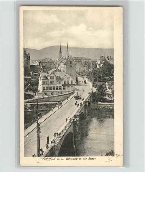 Saalfeld Saale Stadt Eingang