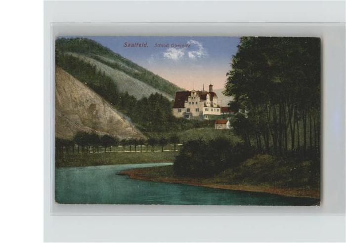 Saalfeld Saale Schloß Obernitz