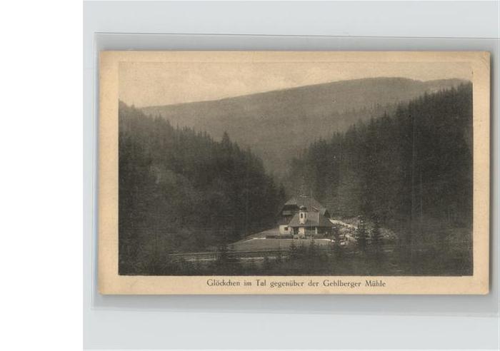 Gehlberg Glöcken Tal Mühle
