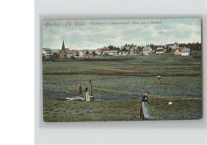 Oberhof Thueringen Oberland Bäuerinen