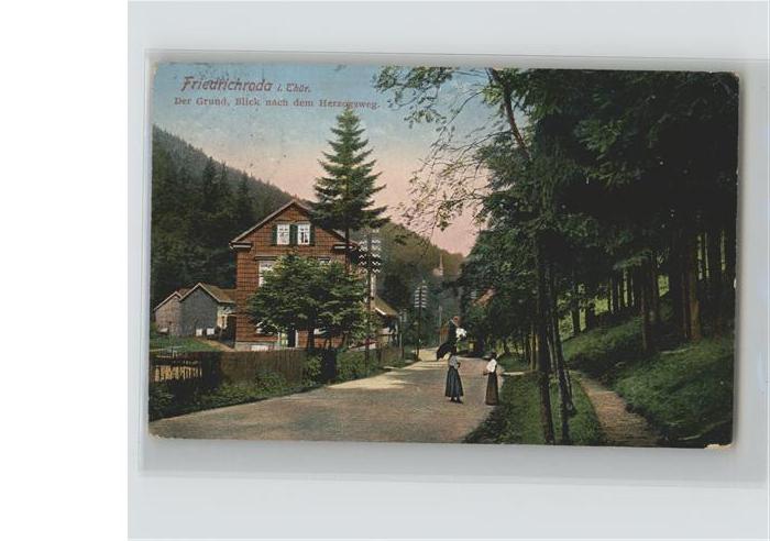 Friedrichroda Grund Blick Herzogenweg