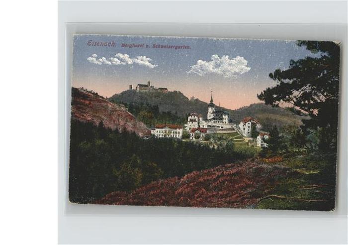 Eisenach Thueringen Schweizergarten Berghotel