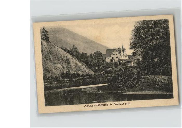 Saalfeld Saale Schloss Obernitz
