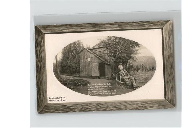 Gehren Thueringen Goethehäuschen Goethe Greis