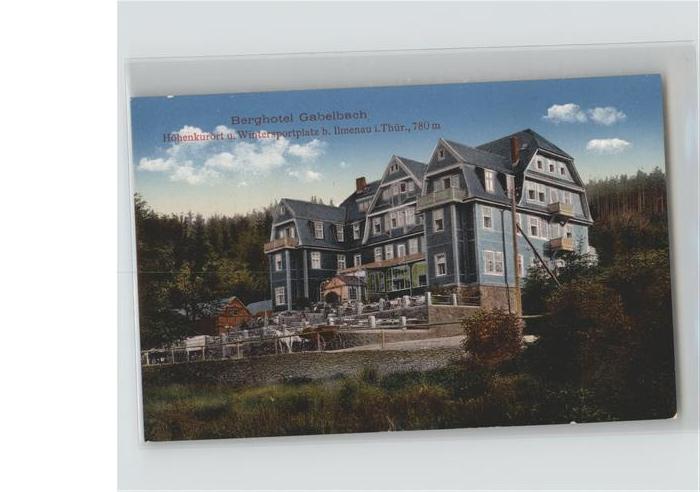 Gabelbach Thueringen Berghotel Gabelbach