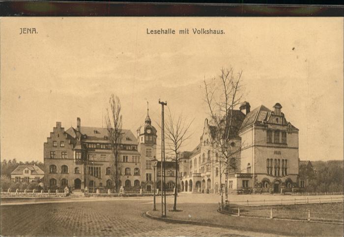 Jena Lesehalle mit Volkshaus