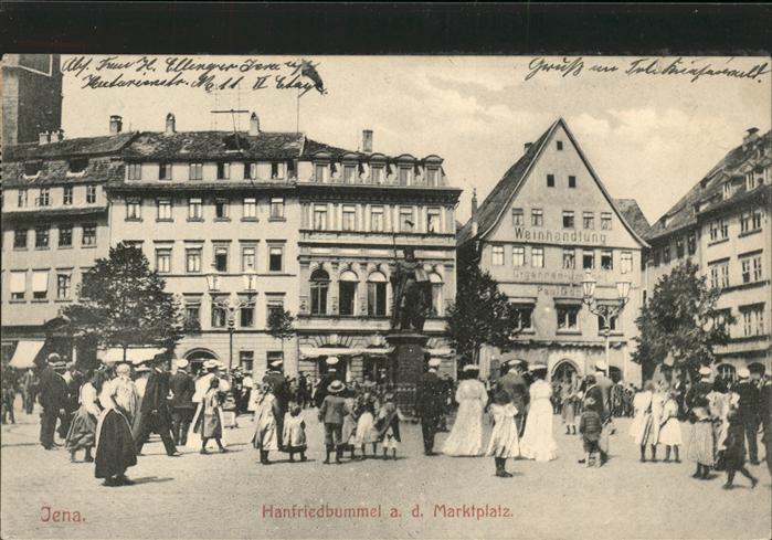 Jena Hanfriedbummel a.d.Marktplatz