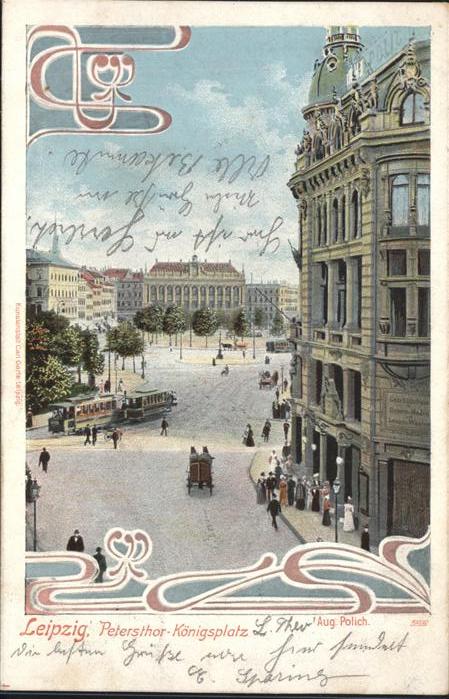 Leipzig Petersthor Königsplatz