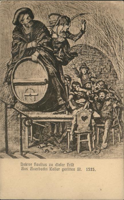 LEIPZIG Sachsen Doktor Faustus 1525