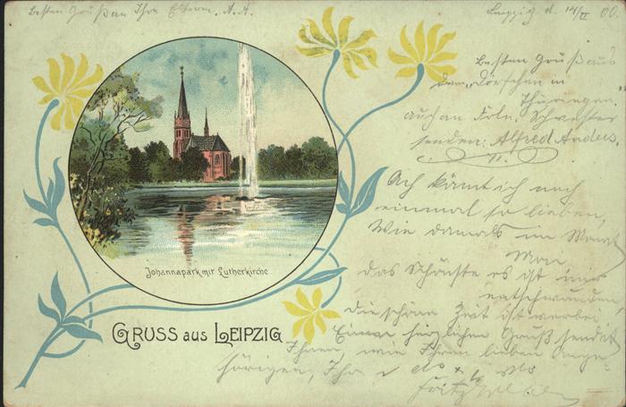 Leipzig Johannapark Lutherkirche