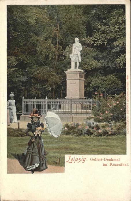 Leipzig Gellert-Denkmal Rosenthal