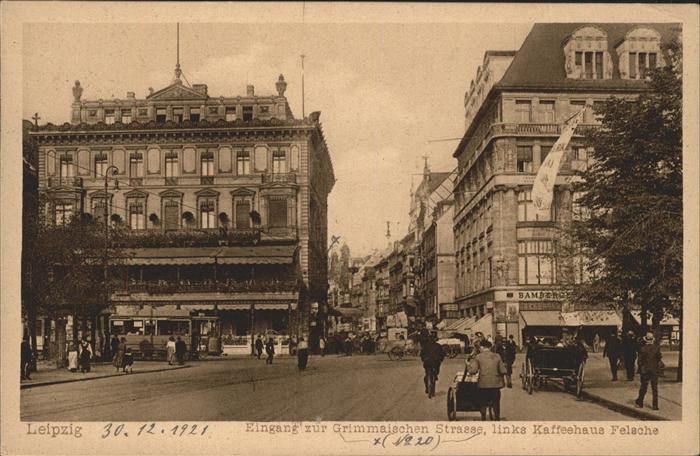 Leipzig Strassenbahn Grimmaischen Str. Kaffeeha