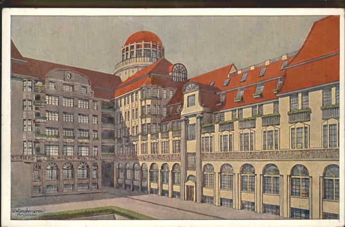 Leipzig Künstlerkarte Wünschmann Architekt