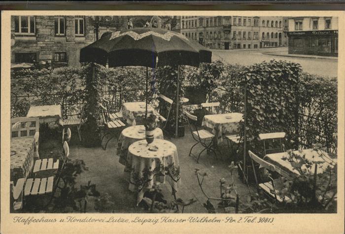 Leipzig Kaffeehaus Konditorei Lutze