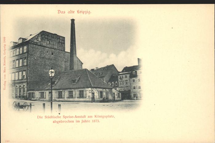 Leipzig Städtische Speise Anstalt