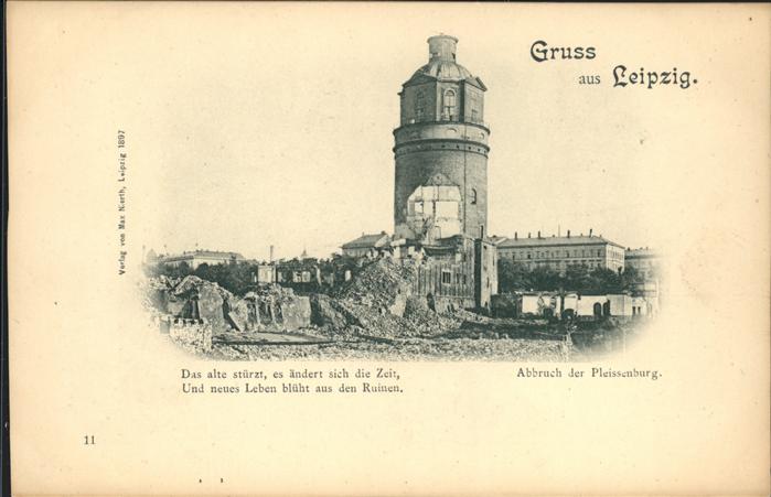 Leipzig Abbruch Pleissenburg