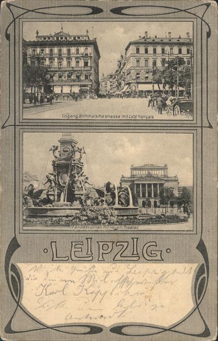 Leipzig Grimmaischestr. Cafe Francais