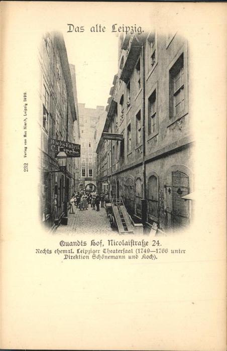 Leipzig Quandts Hof Nicolaistr.