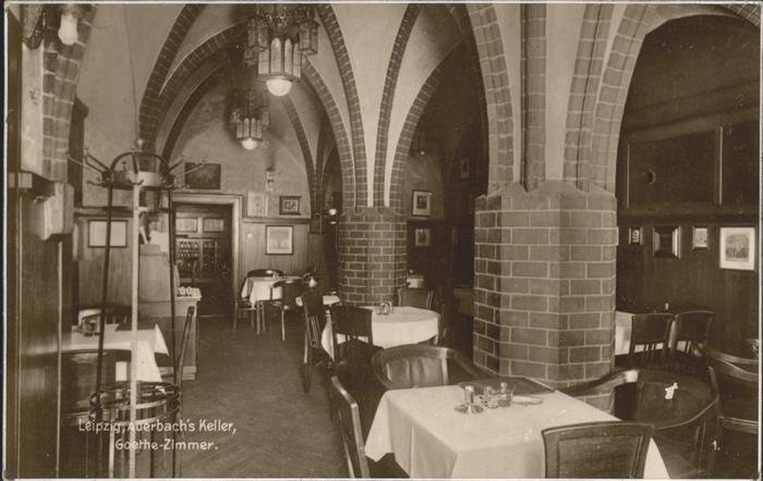 Leipzig Auerbachs Keller Goethe Zimmer