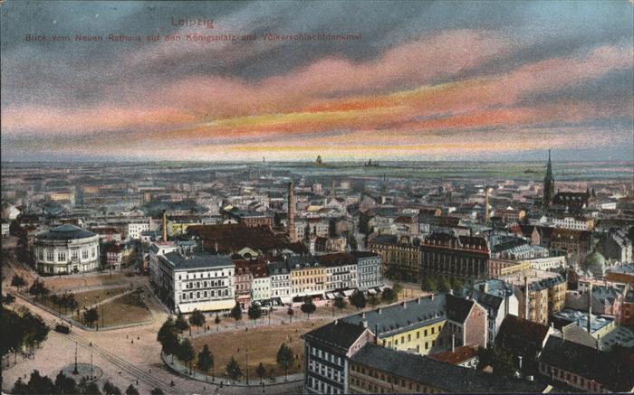 Leipzig Neuen Rathaus Denkmal